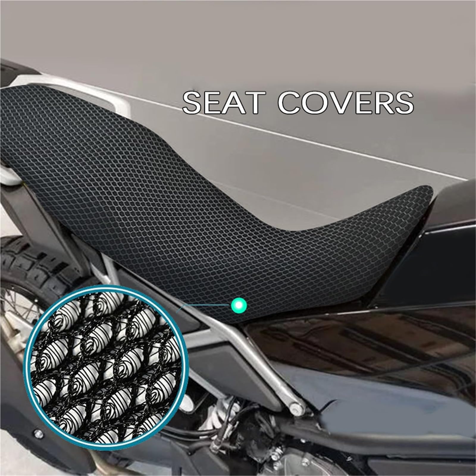 Per CFMOTO 450MT Coprisedili Per Moto Coprisedile Per Flusso D'aria 3D Per Cf 450mt Sedile Proteggi Cuscino Protezione Per Isolamento Termico
