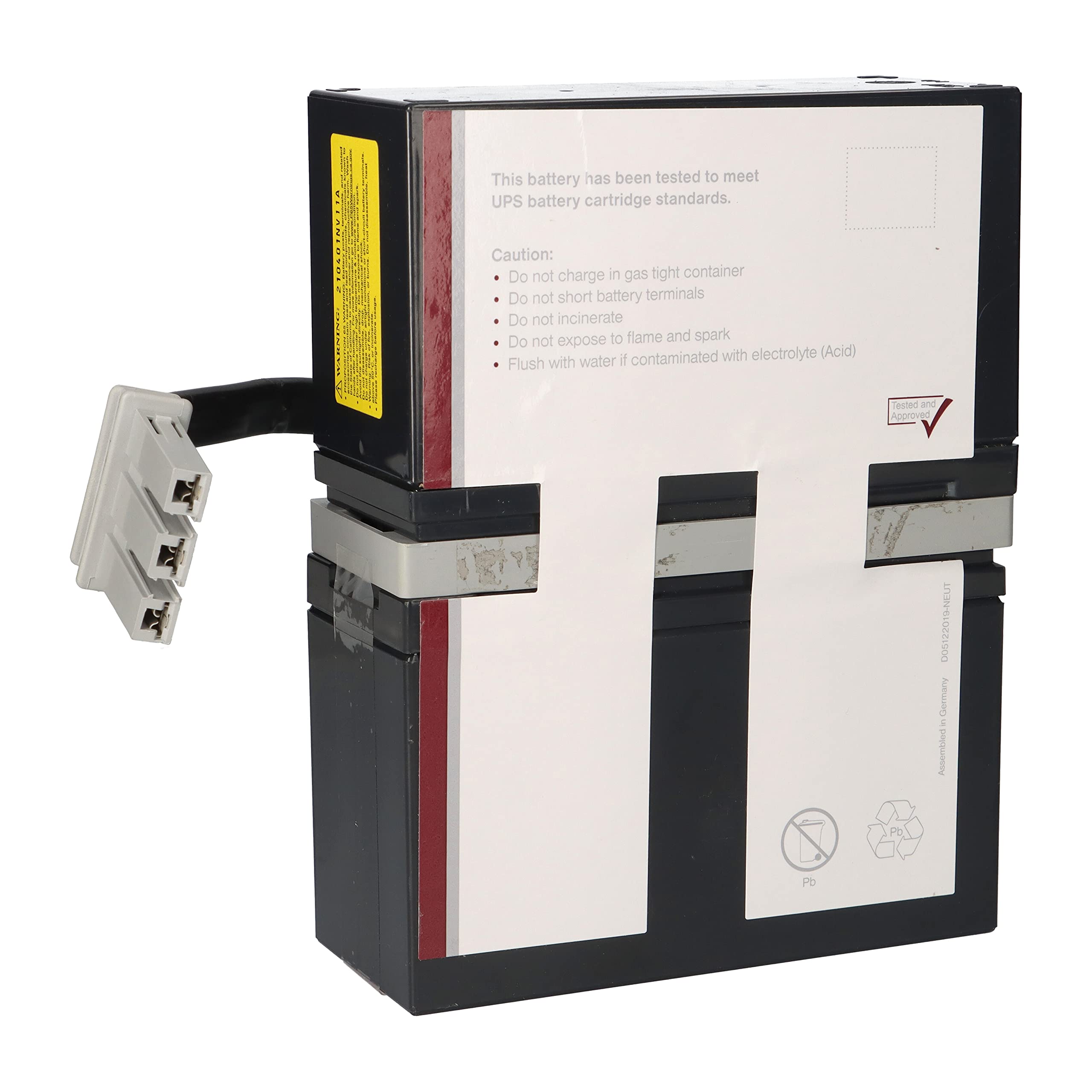 Batería compatible con APC Smart UPS SC 1000 y APC Back UPS RS 1500 RBC33 RBC 33