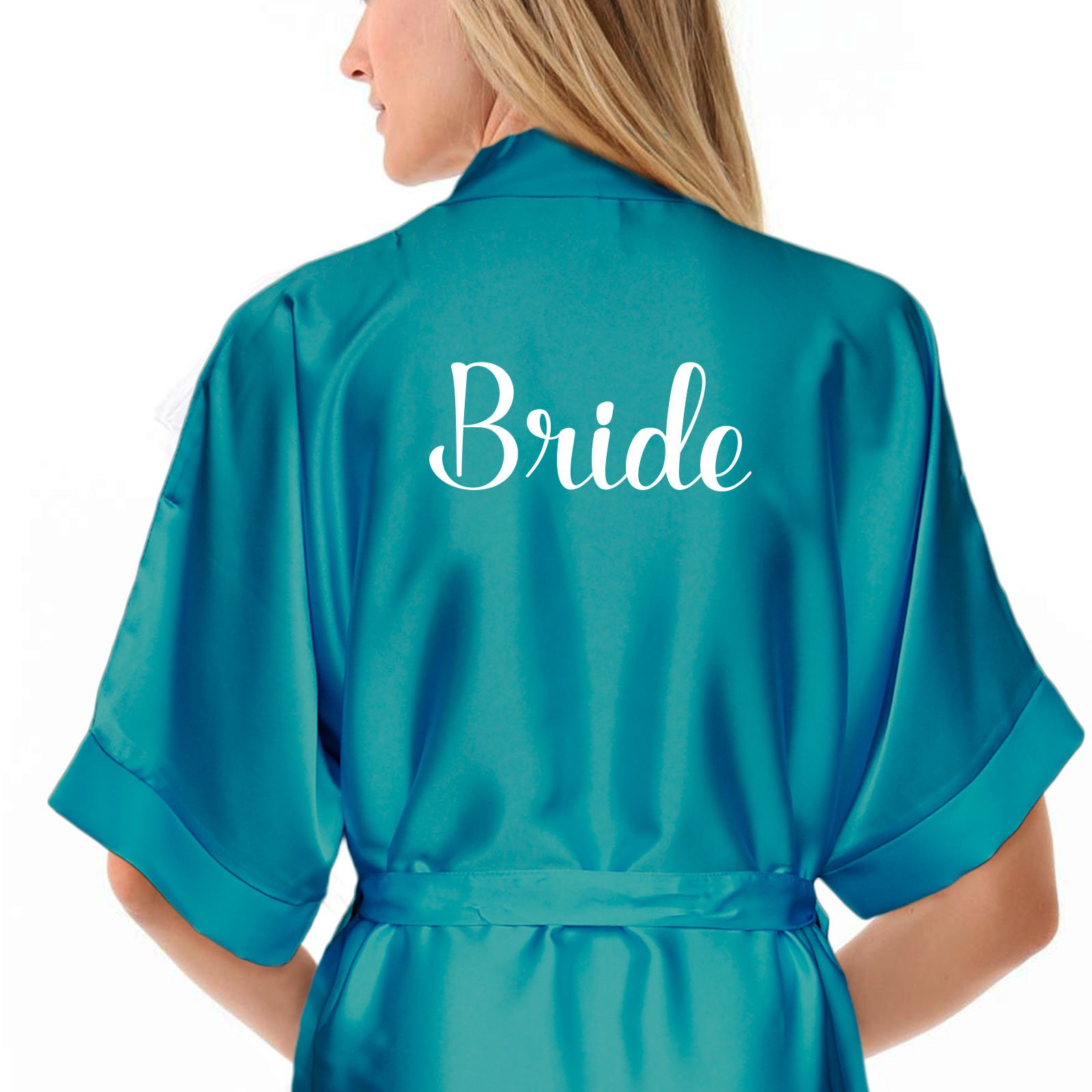 personalised satin dressing gown