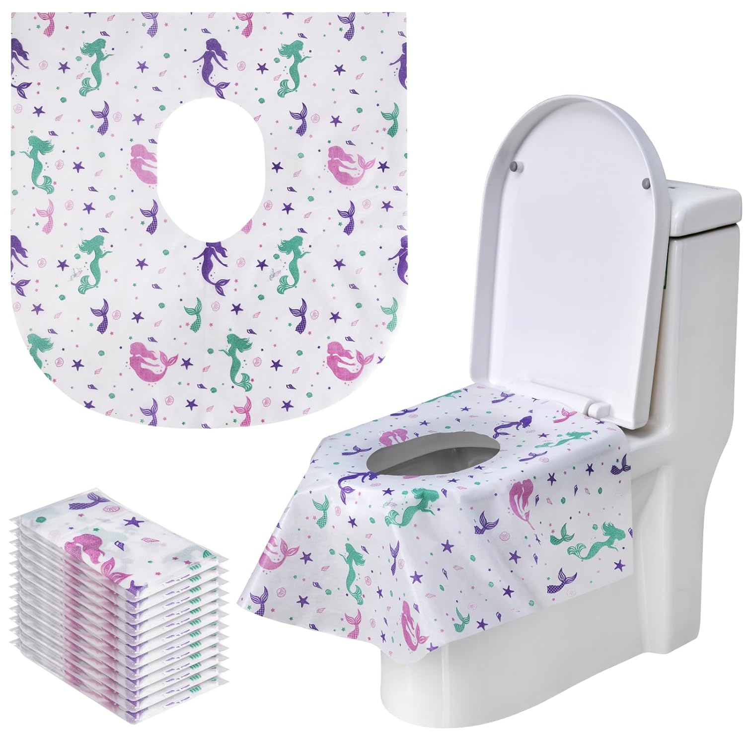 Toilet Seat Covers Disposable Travel Pack 12 Count Faster