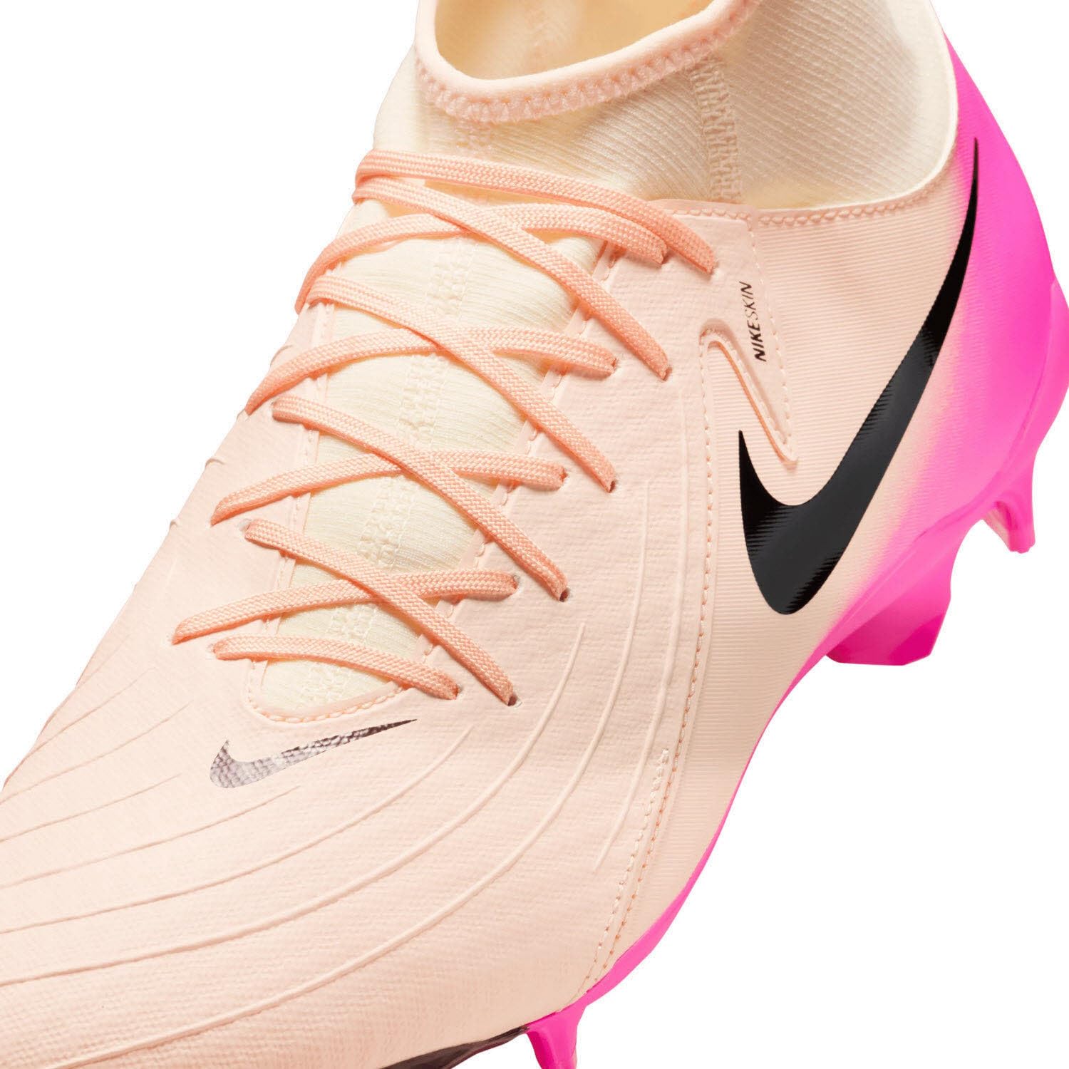 Nike Mężczyźni Phantom Luna II Academy FG/MG Buty do piłki nożnej Crimson Tint/Black/Pink Blast 42.5