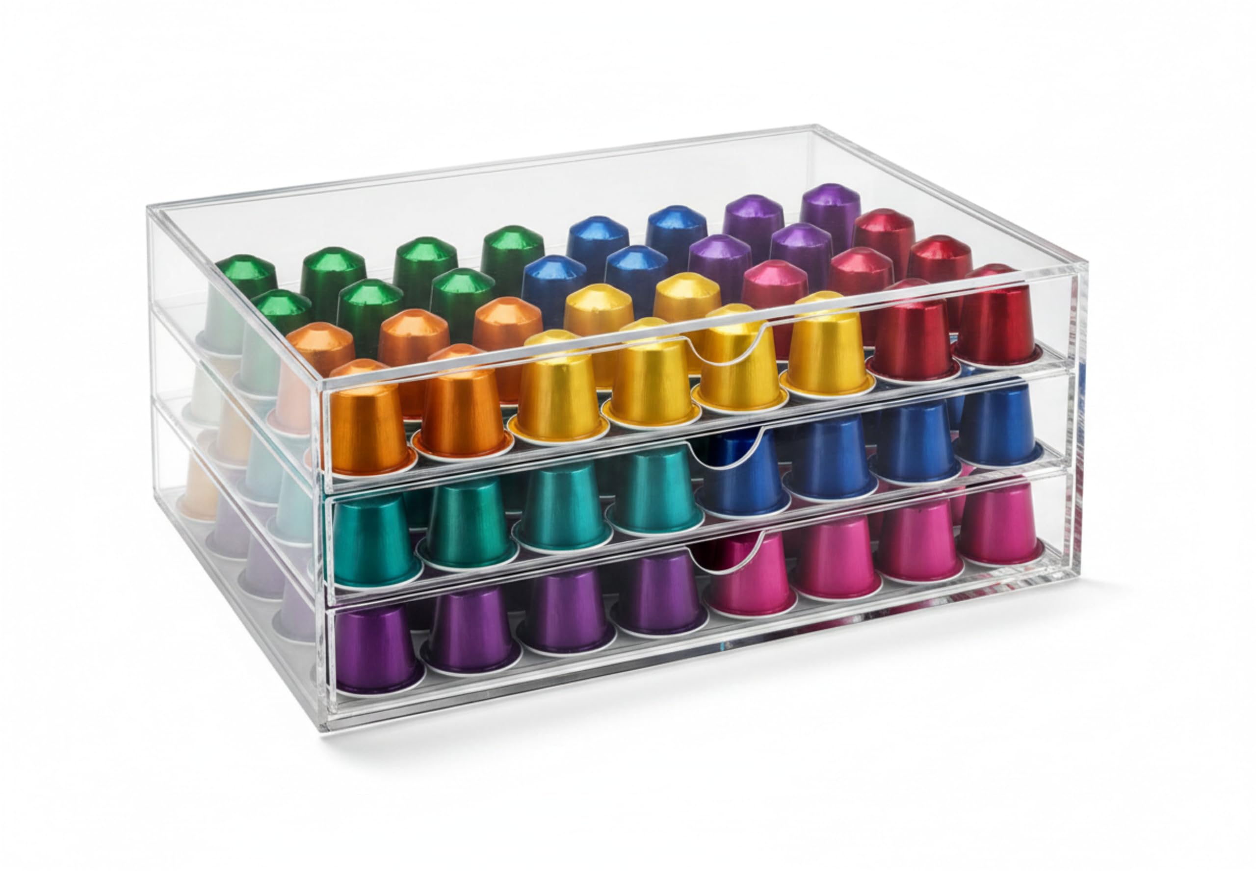 OSCO Landscape Clear Acrylic 3 Tier Sorter
