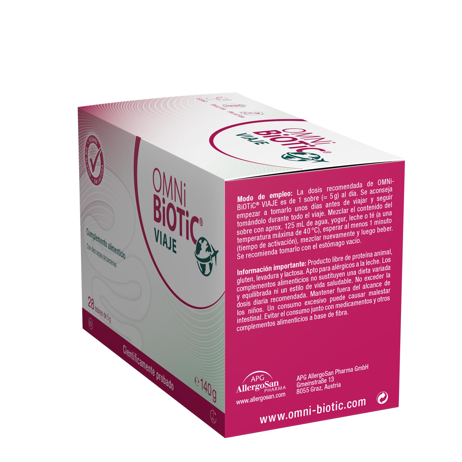 OMNi BiOTiC VIAJE | Probiótico | 10 cepas bacterianas