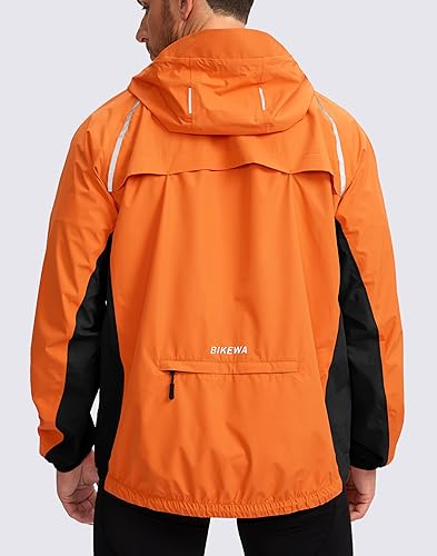 Miniatura 4 de Chaqueta impermeable para hombre, para ciclismo, correr, ligera, plegable, cortavientos, con capucha, equipo de golf, senderismo, impermeable