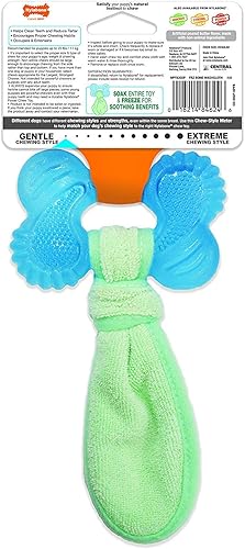 Miniatura 2 de Nylabone 3 Pack of Chill 'n Chew Puppy Teething Toys, Small, Allergen-Free Peanut Butter Flavor