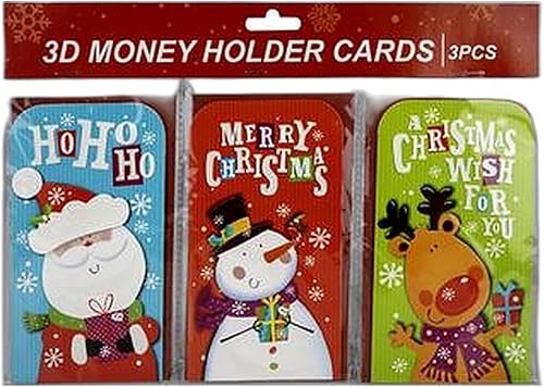Christmas Money Wallet With Envelope 3PC