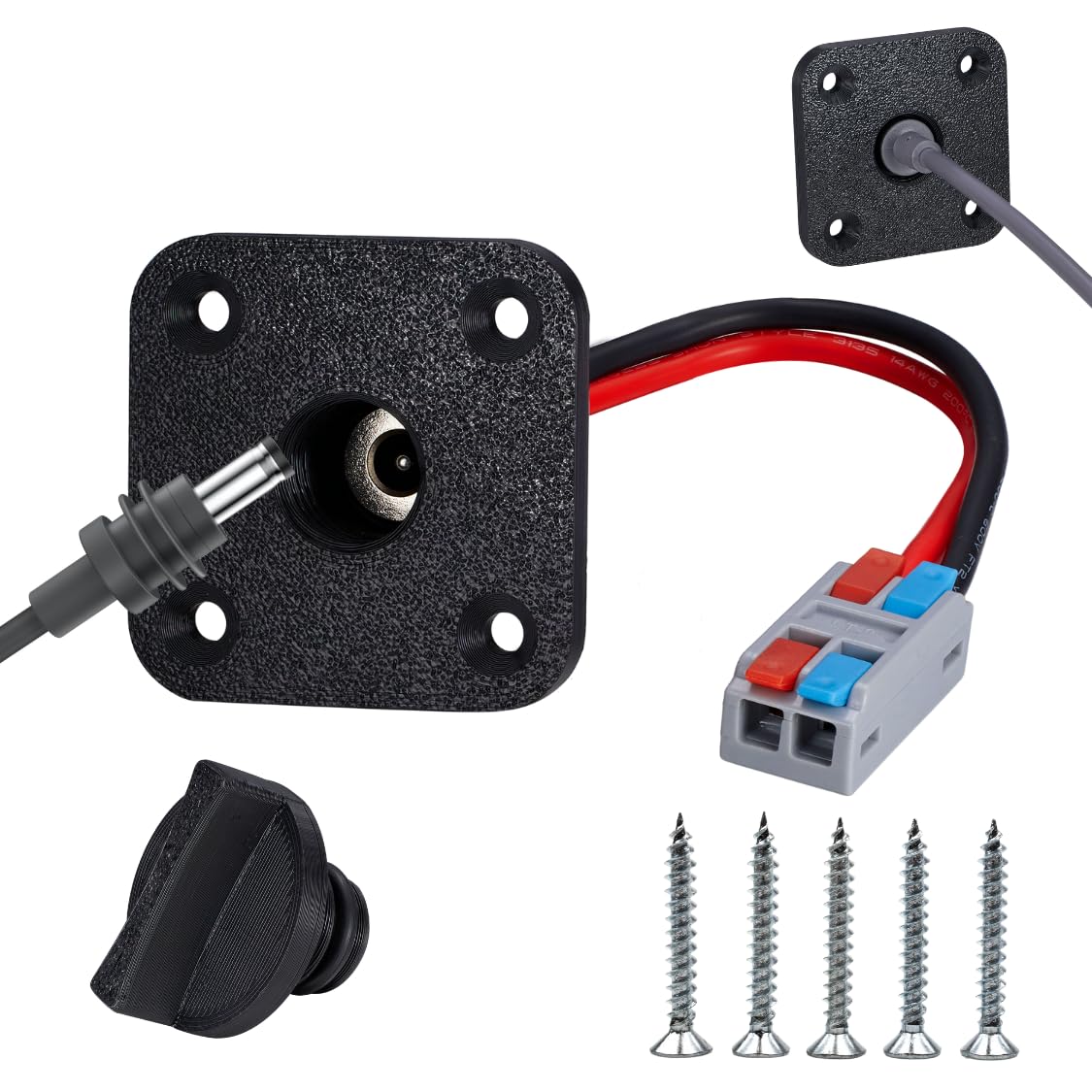 Amazon.com: PDClnyck RV DC Cable Panel Mount Compatible with