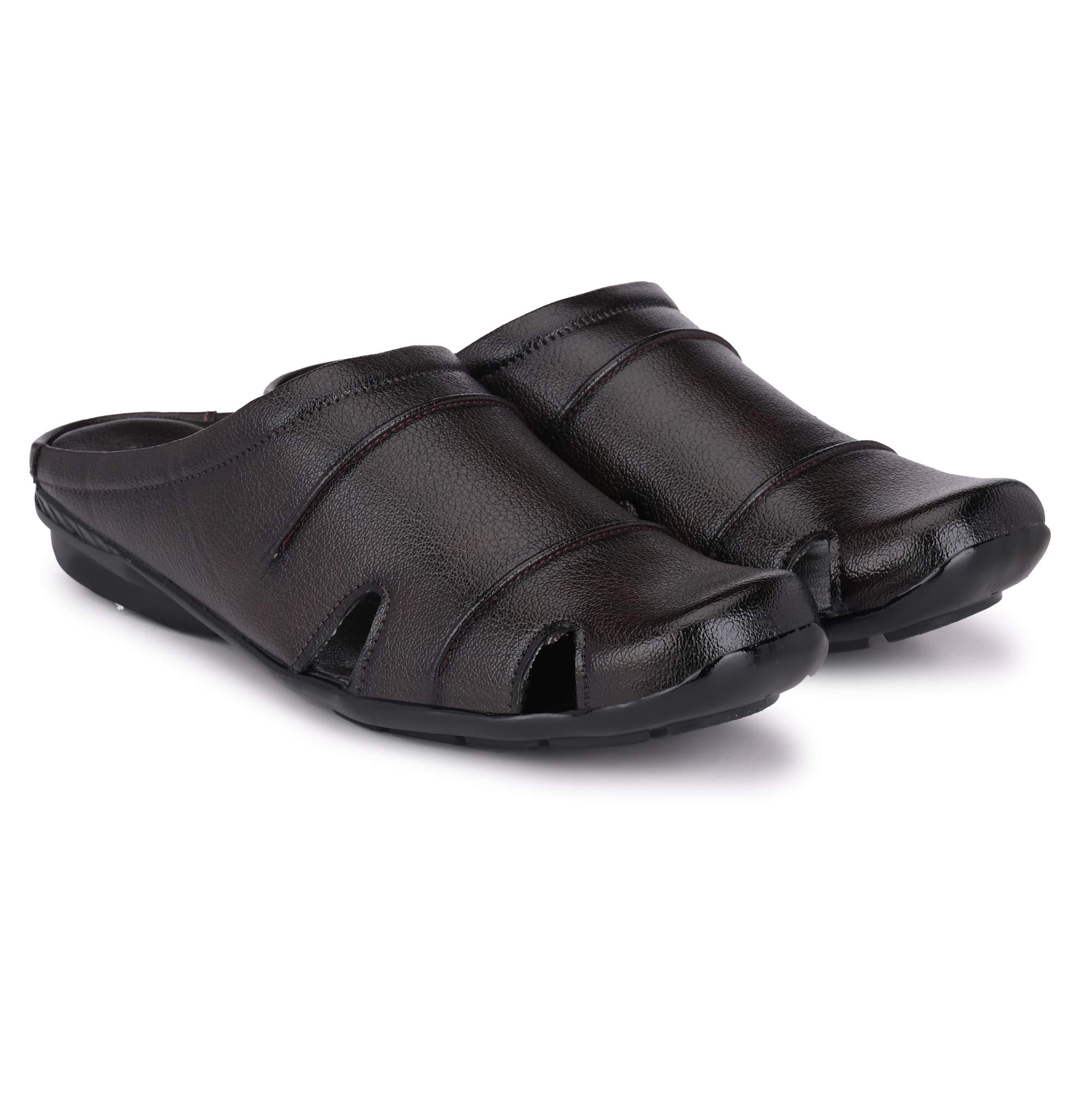 Browalk Mens Synthetic Leather Sandal (Brown, 6) (B08MBZY9VN) Amazon Price History, Amazon Price Tracker