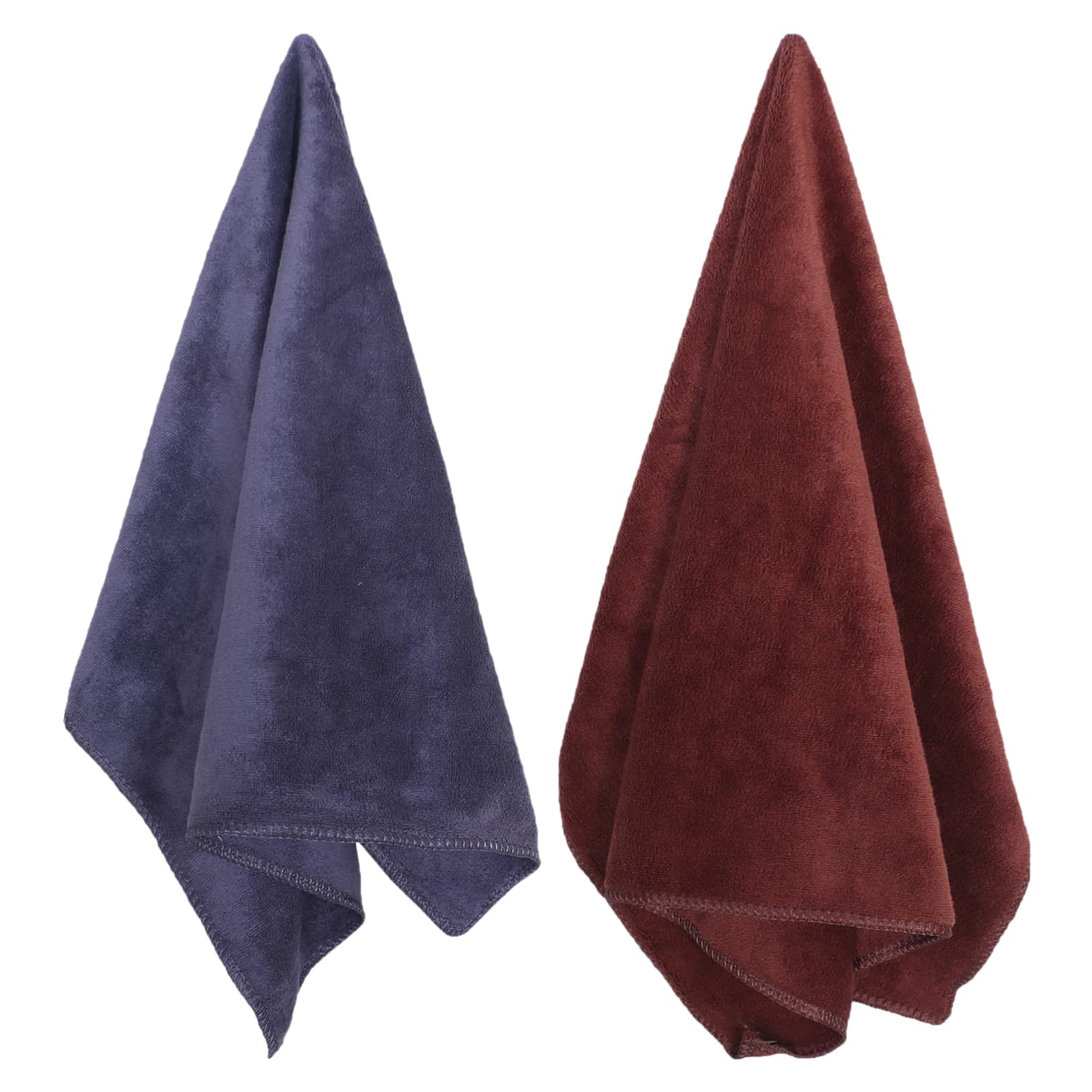 Kuber Industries Cleaning Cloths|Microfiber Highly Absorbent Wash Towels for Kitchen,Car,Window,24 x 16 Inch,Pack of 2 (Gray & Brown) (B0BF5QSGFM) Amazon Price History, Amazon Price Tracker
