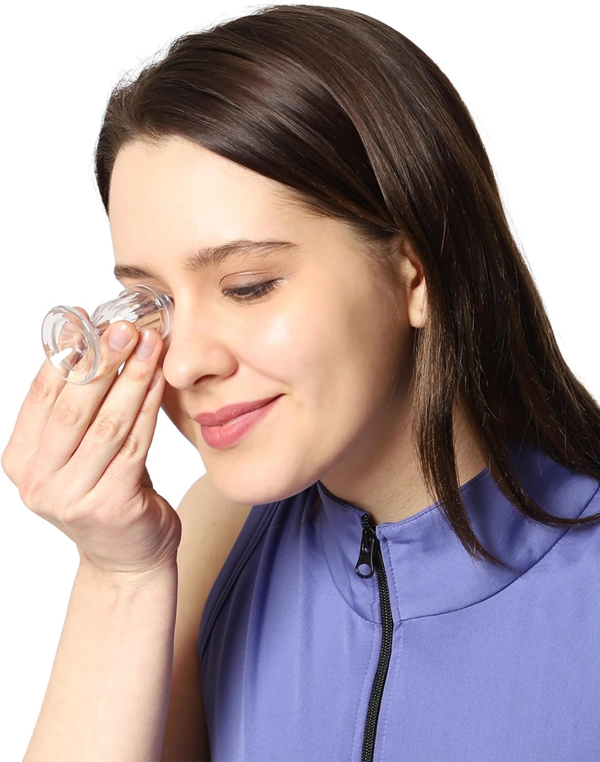 AEC Eyekool Eye Wash Cup Set of 2 - Clear - Made In India 2