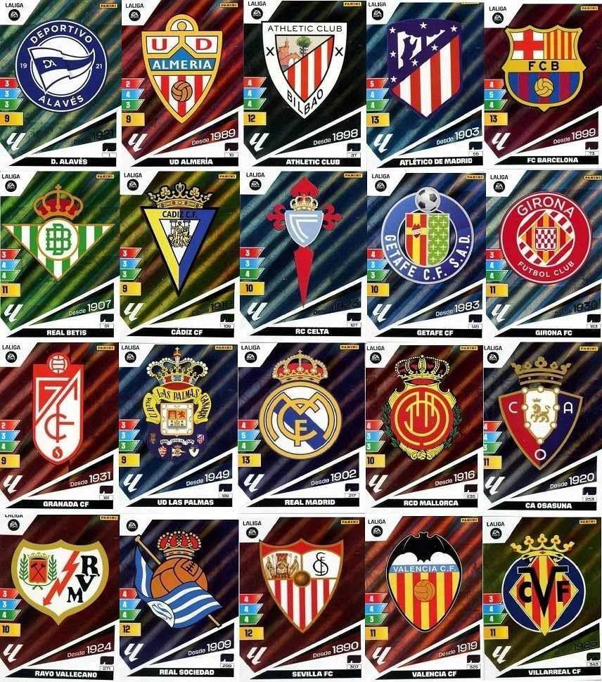 Panini Colección Completa Album + 462 cromos (SIN balones de oro) Adrenalyn XL 2023-2024