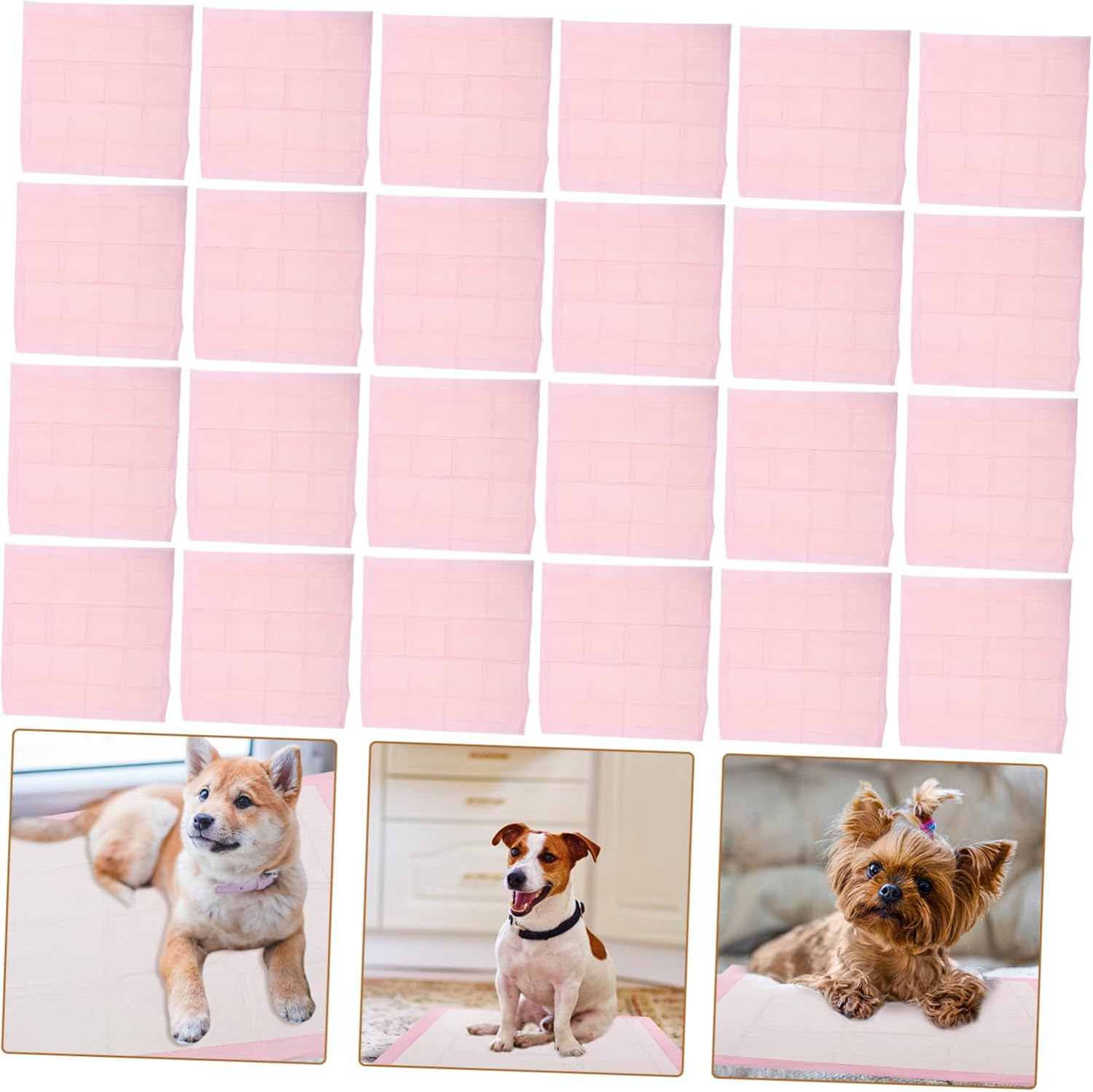 SUPVOX 1pack Thick Pet Training Pads Super Absorbent Dog Diaper Pads for Indoor Use Puppy Training and Aging Dog Assistance