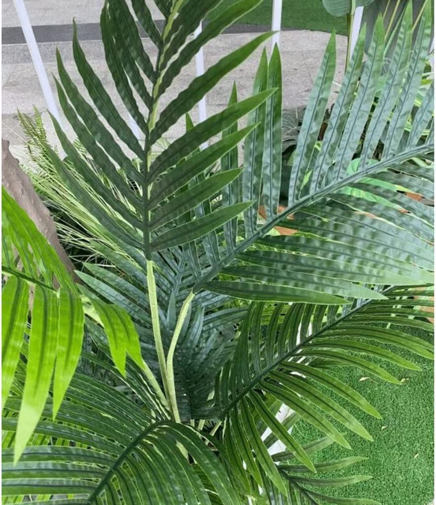 Fake Trees Sztuczne Drzewo Duża Palma Z Podstawą Kosza Na Trawę Doniczkowe Ozdoby Do Wnętrz Zielonych Roślin Dekoracja Podłogowa Duża(180cm)