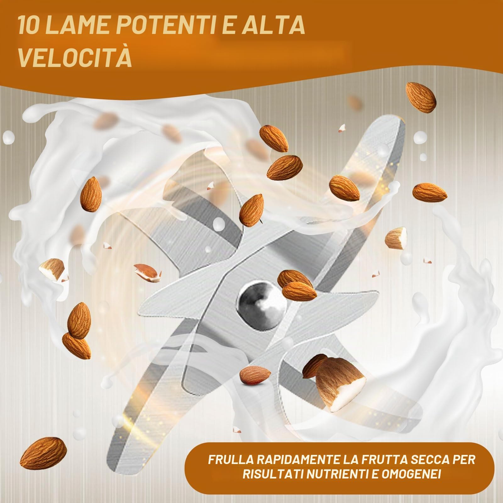 Macchina per latte di soia multifunzionale, Macchina per il latte di noci - Pressa per latte di mandorla automatica multifunzionale da 20 once, Con avvio ritardato|Tenuta Achaud|Autopulente
