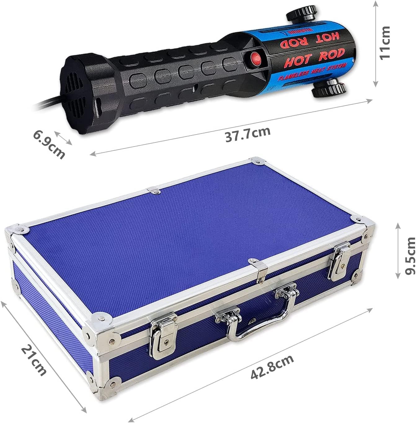 Kit de chauffage magnétique à induction - 1200 W - 220 V - Sans flamme - Avec 12 bobines - Outil de démontage de boulon portable - Outil de chauffage idéal pour les véhicules