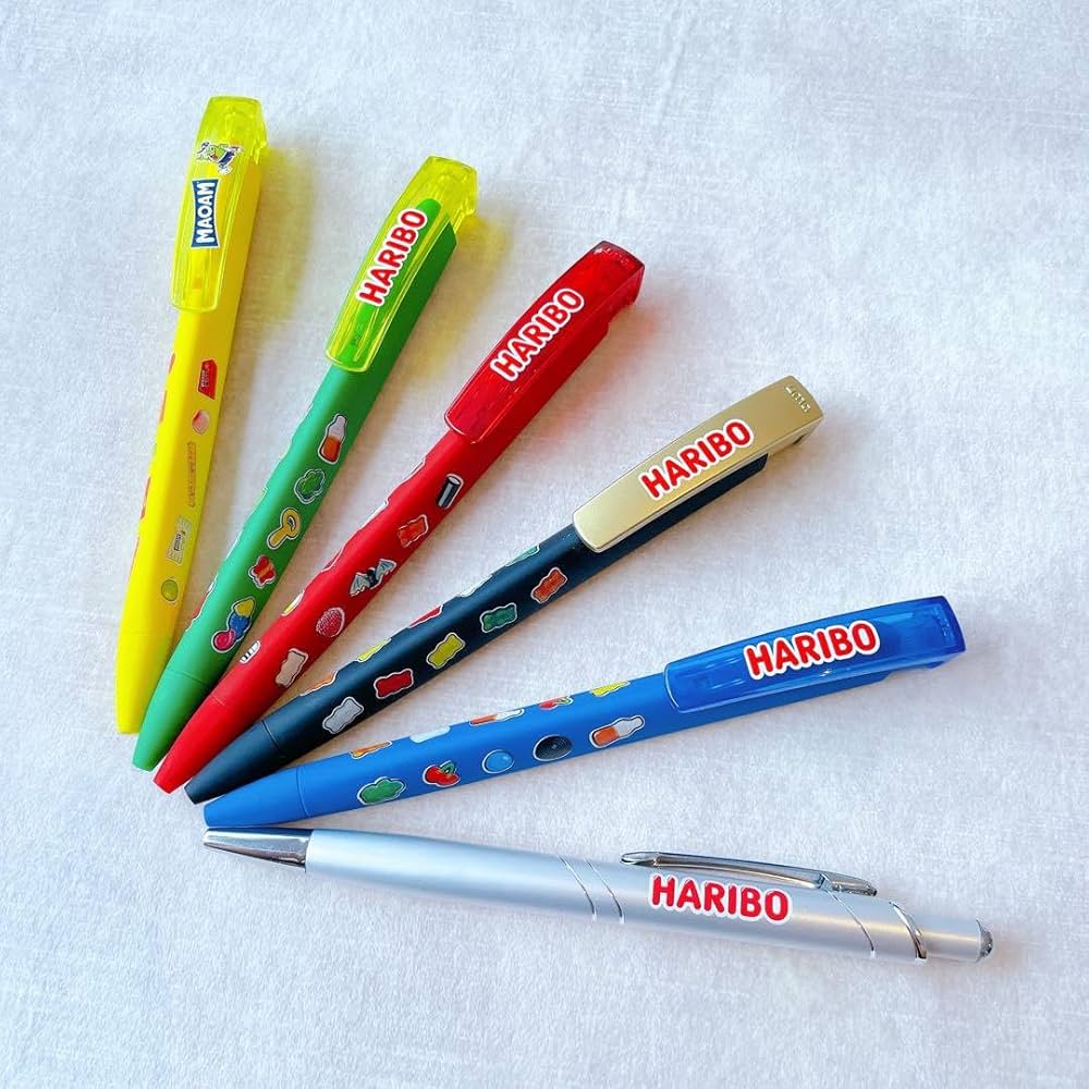 HARIBO× アイブラス ペン Amazon.co.jp: ぺんてる カスタマイズペン アイプラス ハリボー