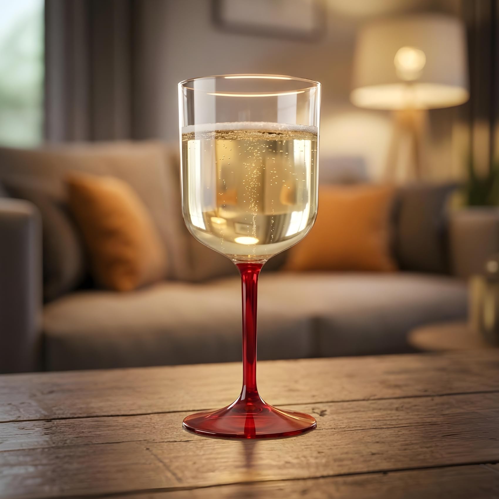 Calici Spritz Aperol in plastica colorati, 6pz, 42cl, lavabili in lavastoviglie, Infrangibile, Aperitivo, Cocktail