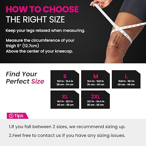 Miniatura 6 de Welnove Rodillera con estabilizadores laterales y almohadillas de gel para rótula, para máximo apoyo al dolor de rodilla, lesiones de ACLMCL,