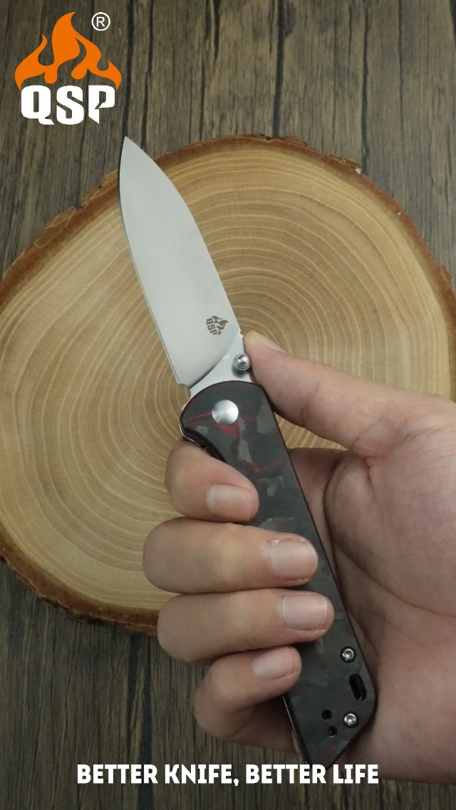 QSP Parrot V2 Folding Pocket Knife, 3.25