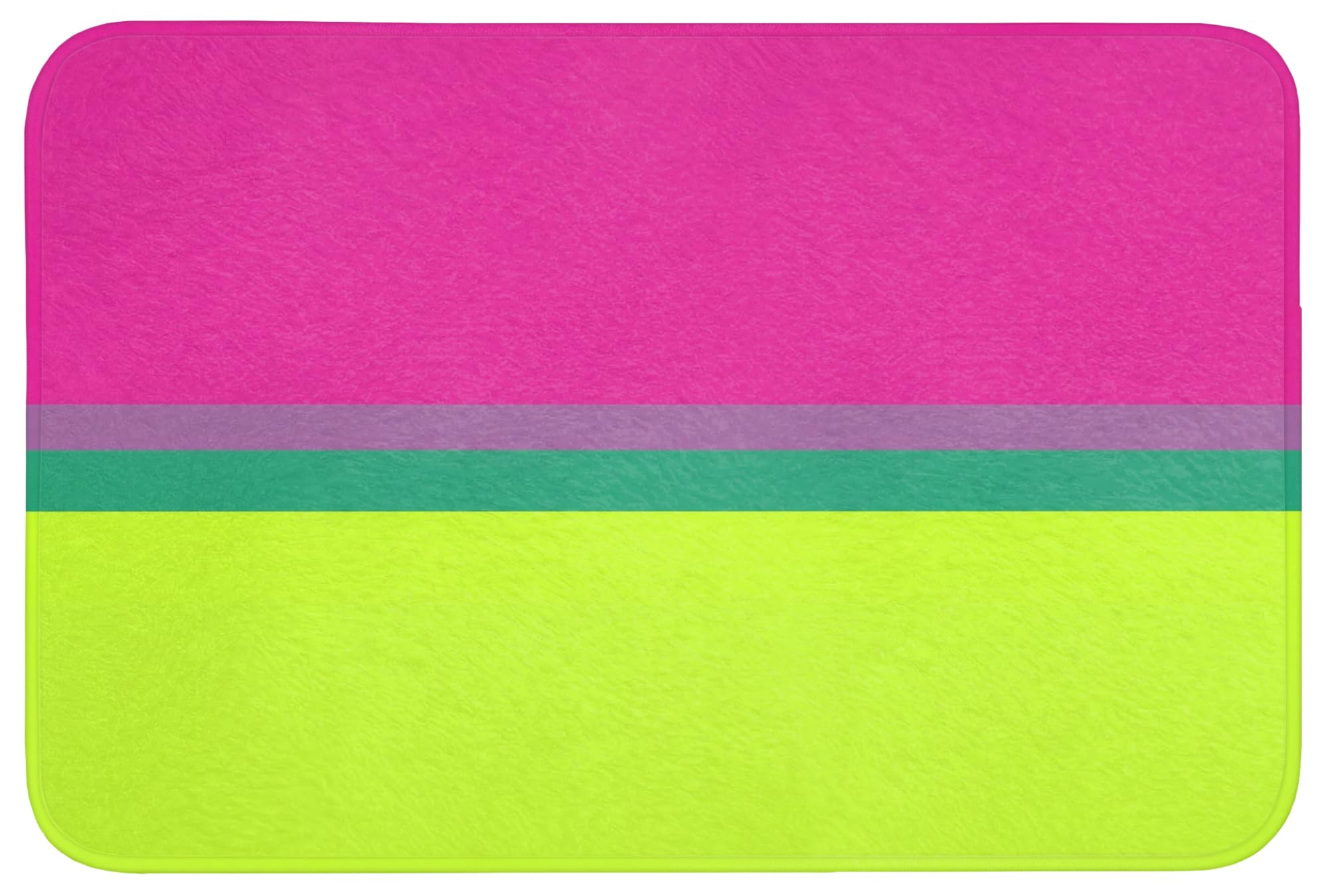 Alfombras Baño Rectangular 90x60 cm Alfombra Ducha Lavable Tapete Bath Mat Non Slip Antideslizante Bathroom Decoracion Shower Rayas - Moderno - Colorido