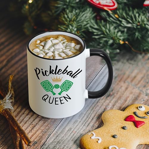 Miniatura 9 de Maustic Regalos de pickleball para mujer, taza de pickleball Queen, regalos para los amantes del pickleball, accesorios de pickleball, regalo