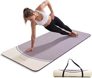 10mm Thick Yoga Mat, 73"×31.5" Extra Wide, Non-Slip with Strap | Extra thick 0.4inch yoga mats for Yoga,Exercise,Pilates and Fitness, for Women Men Home Workout