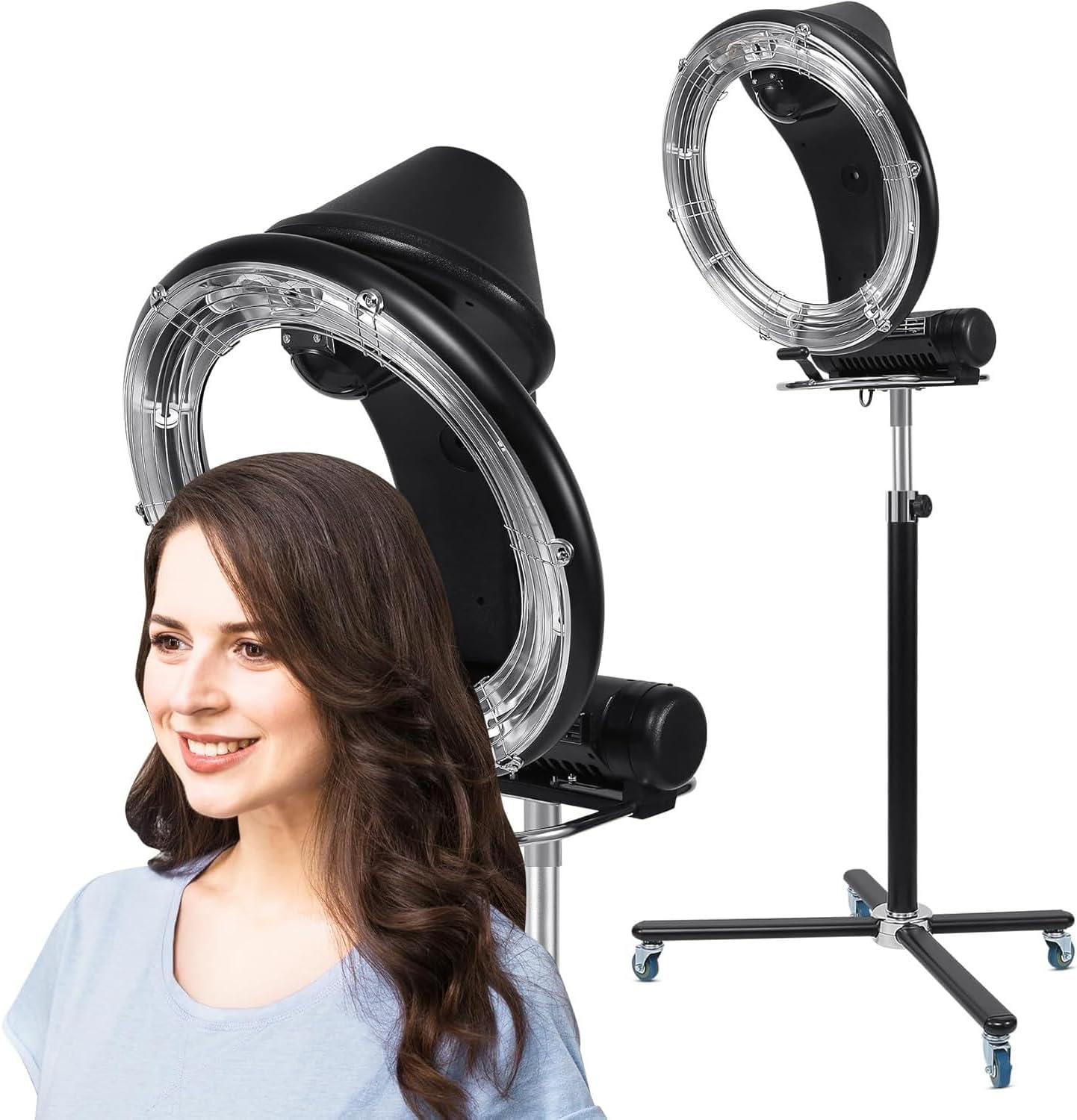 Color Processor Salon Perming Infrared Hair Dryer Orbiting Infrared Stand Hair Dryer 950W Freestanding Hair Dryer Perming Color