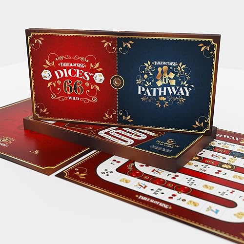 Juegos de mesa Dices66 y Pathway66-2 en una caja