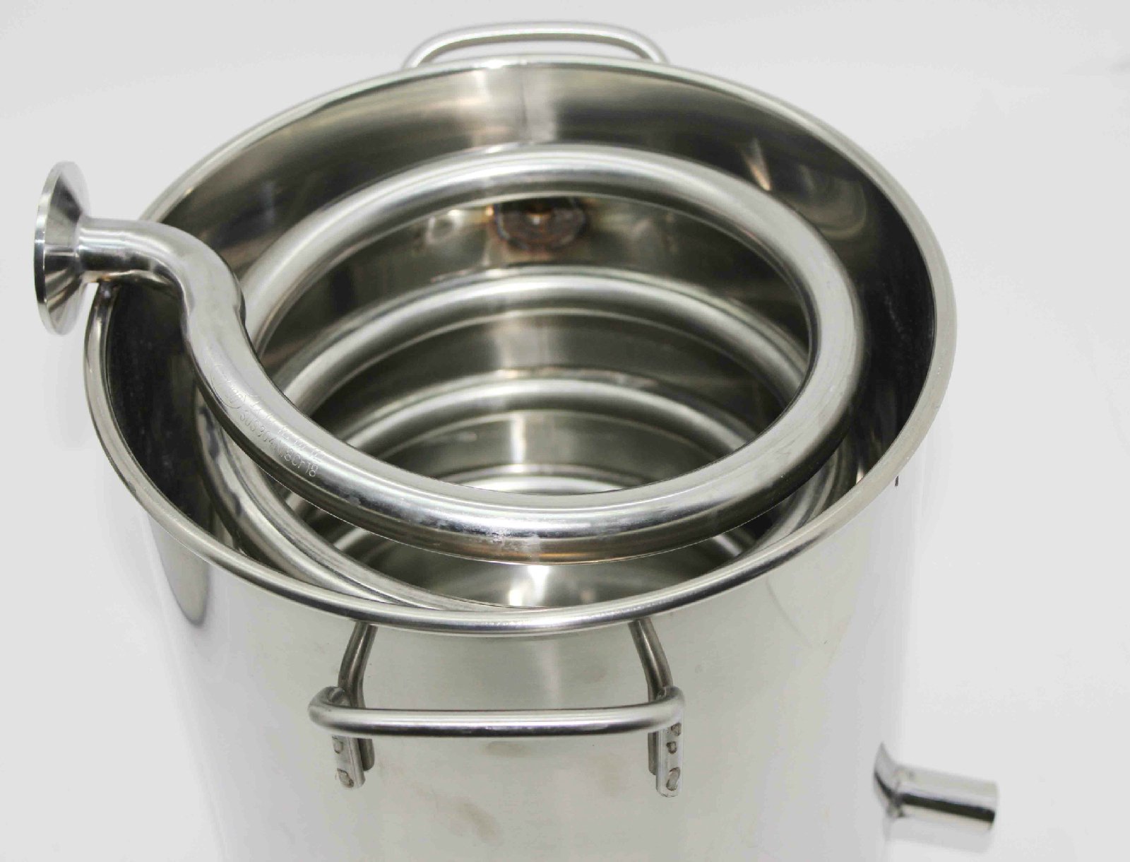 CASA 20~70L Acciaio inossidabile Alambicco Distillatore Temperatura Acqua Alcol Vino Oli Essenziali Distillazione Completo