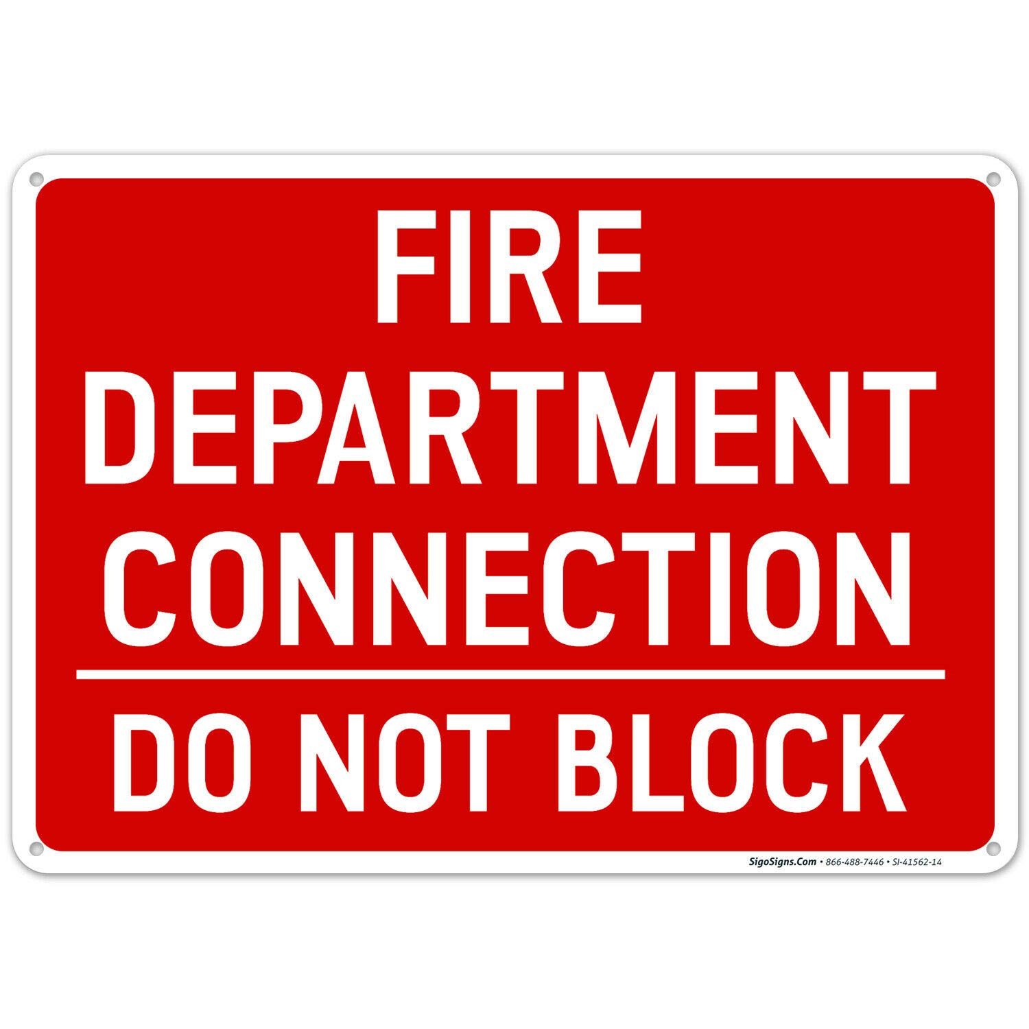 Bioprocess Fdc Do Not Block Sign Funny Metal Sign 8X12 Inch