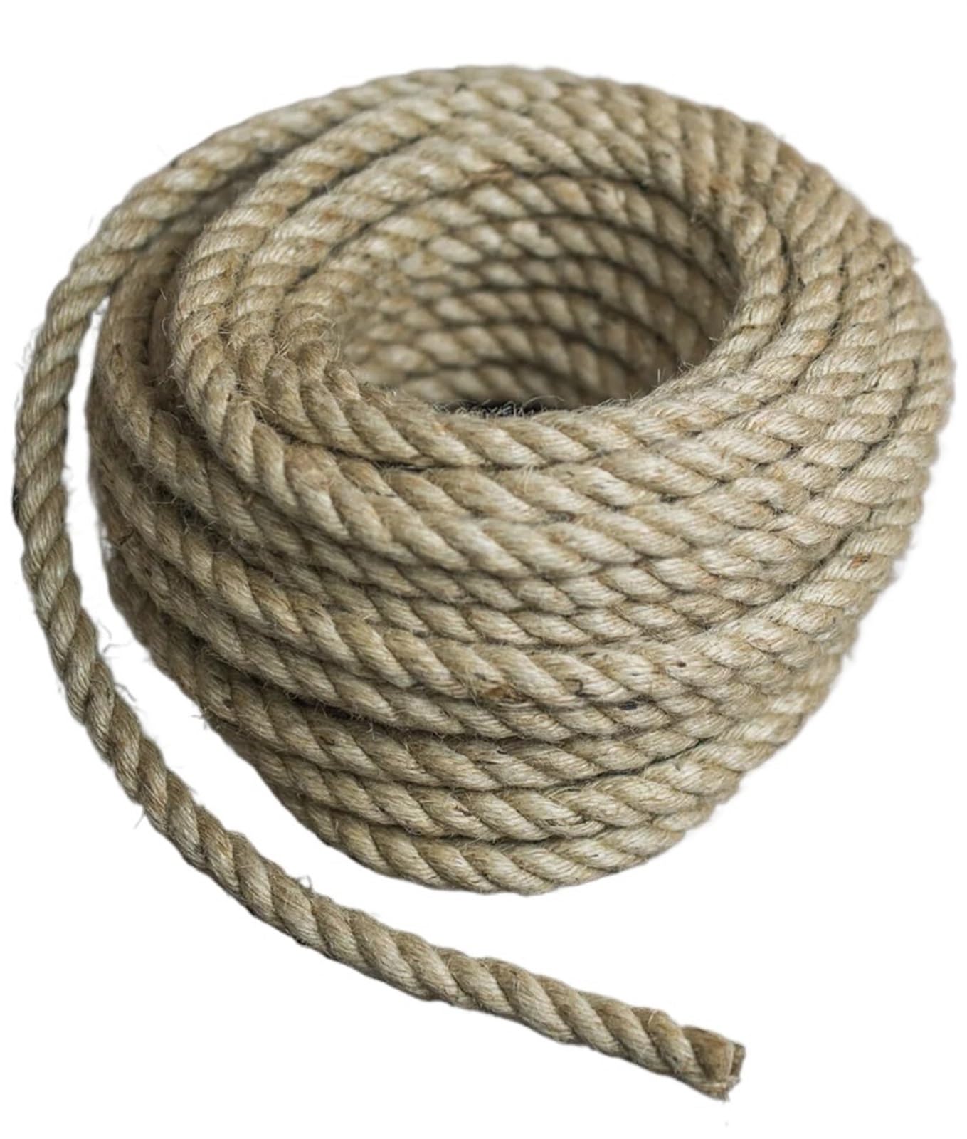 Corda Canapa Corda di iuta naturale Spago for fai da te Artigianato Giardinaggio Decorazione nozze(8mm 50M)