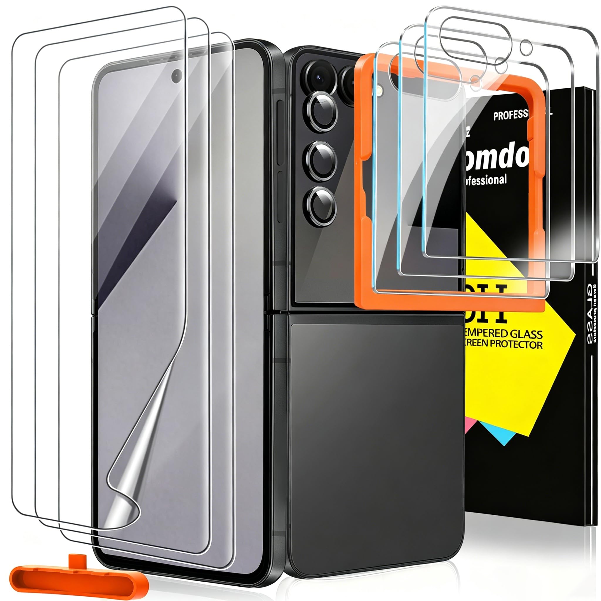 SG+Android 180 シェルラミネート Amazon.com: Milomdoi Screen Protector for Samsung Galaxy Z Flip 8