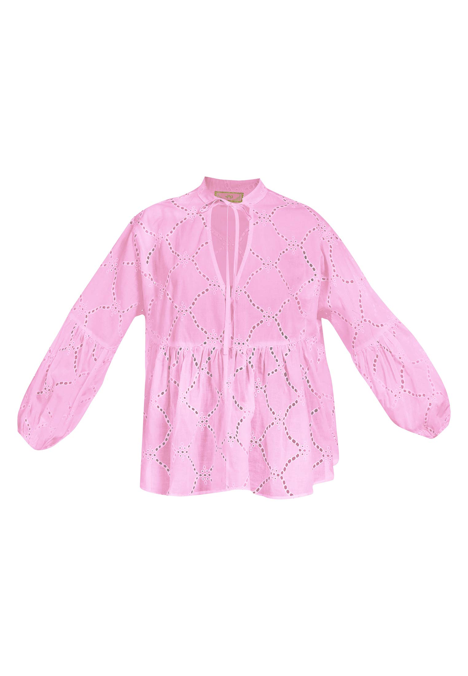 swirlie Ladies Blouse 77133940 Pink L, Pink, Large