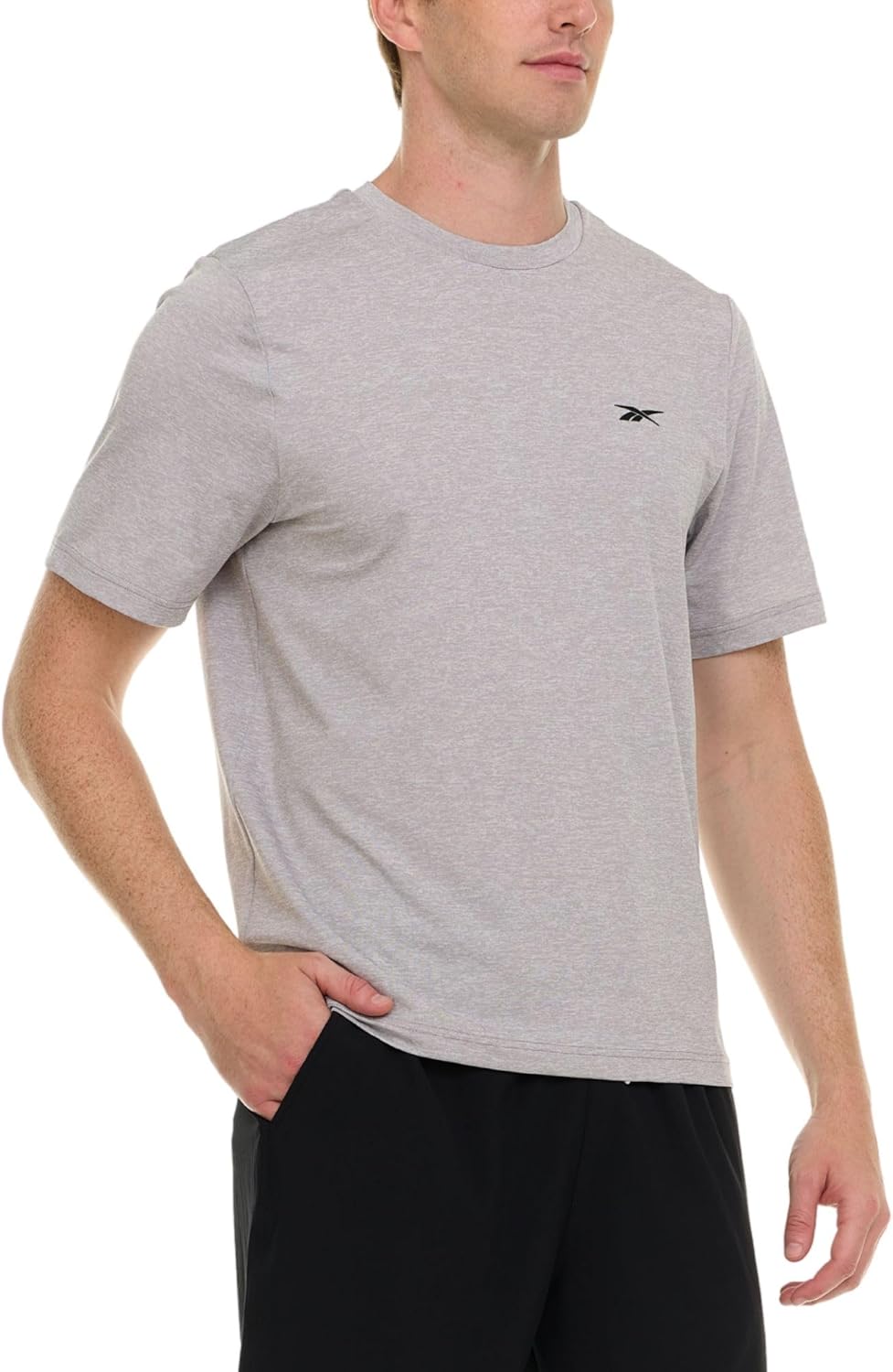 Reebok Rash Guard for Men Short Sleeve, Mens Swim Shirt, Sun Shirt UPF+ 50 UV Protection - Image 2