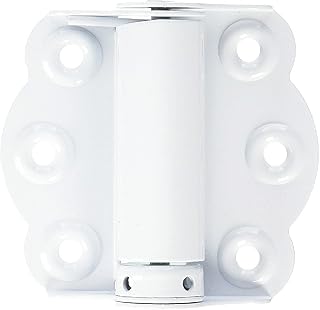 Wright Products V226WH, 2 3/4" Adjustable & Self Closing Door Hinges, Set of 2 Self Closing Hinges and 1 Adjustable Self Closing Hinge, White