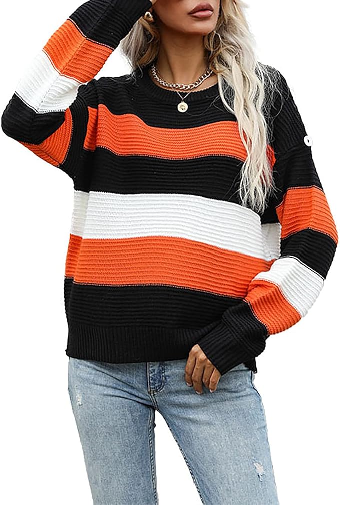 thin striped sweater
