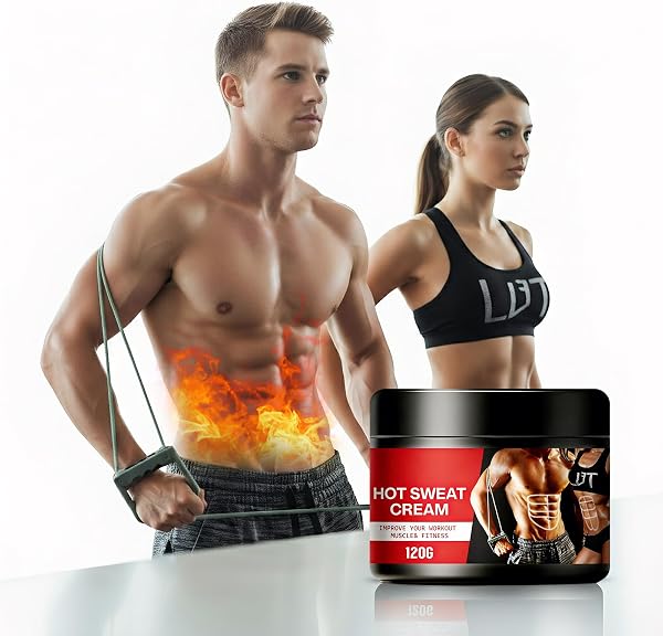 Crema abdominal de 120 g, Crema Quema Grasa Abdominal,Crema de masaje moldeadora corporal para adelgazar la cintura, Abdomen y Gluteos,Hot Cream - 2