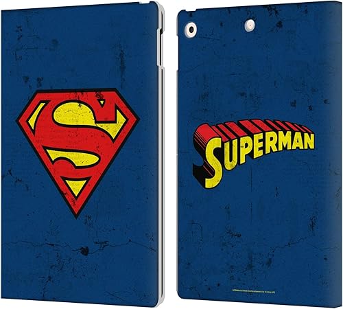 Miniatura 49 de Head Case Designs Funda de piel con licencia oficial de Superman DC Comics Classic Logos compatible con Apple iPad 9.7 2017 / iPad 9.7 2018