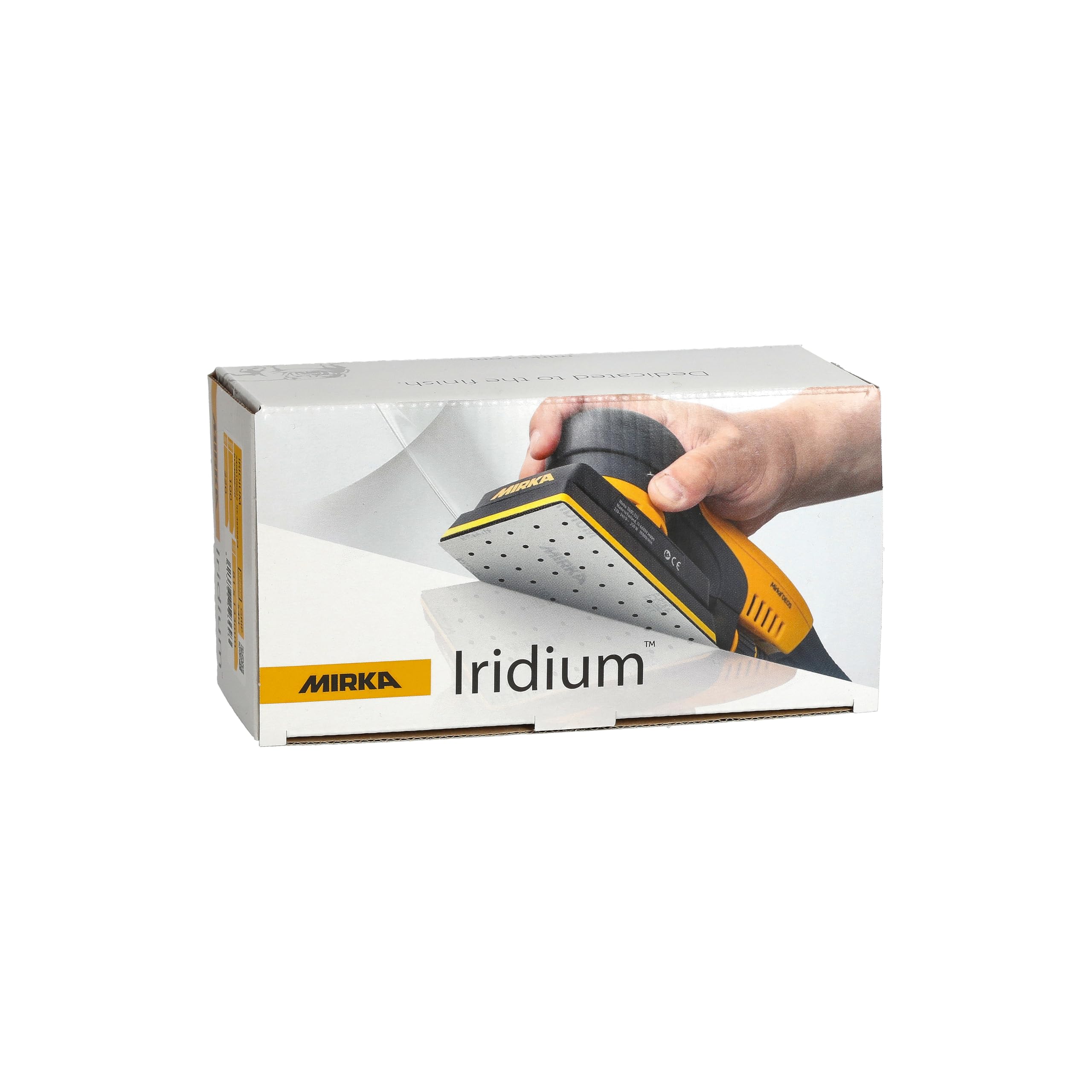 Mirka Iridium Premium carta abrasiva 81x133mm a strappo 54 fori, grana 60, 50/confezione/Per la levigatura di vernice, stucco, fondo, legno, acciaio, materiali minerali, plastica