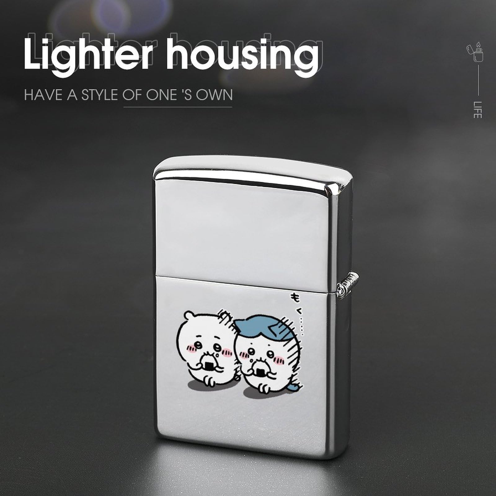 Amazon.co.jp: ライターケース ちいかわ ハチワレ ジッポライター兼用