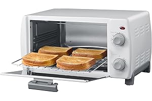 Dominion White Toaster Oven: Countertop Perfection