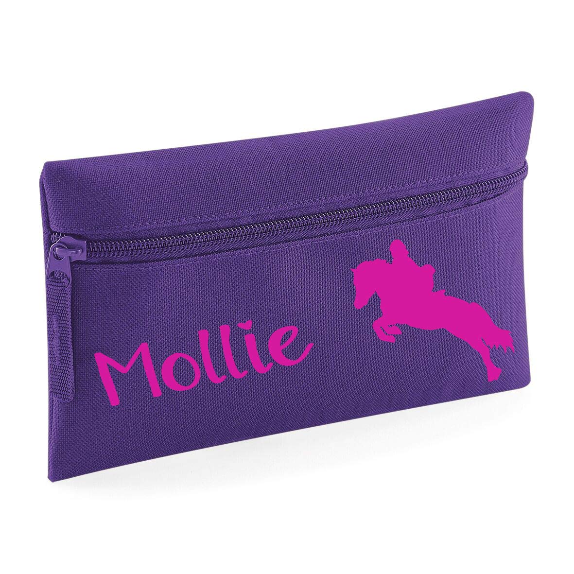 Luvponies Personalised Horse Design Pencil Case (Purple)