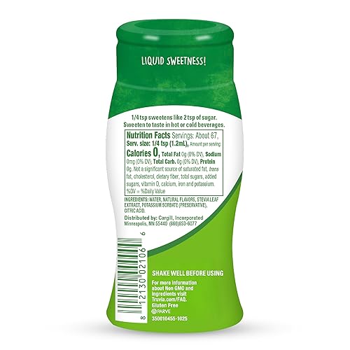 Miniatura 4 de Truvia Edulcorante líquido sin calorías de la hoja de stevia, botella de 2.7 onzas líquidas, sabor original (paquete de 1)
