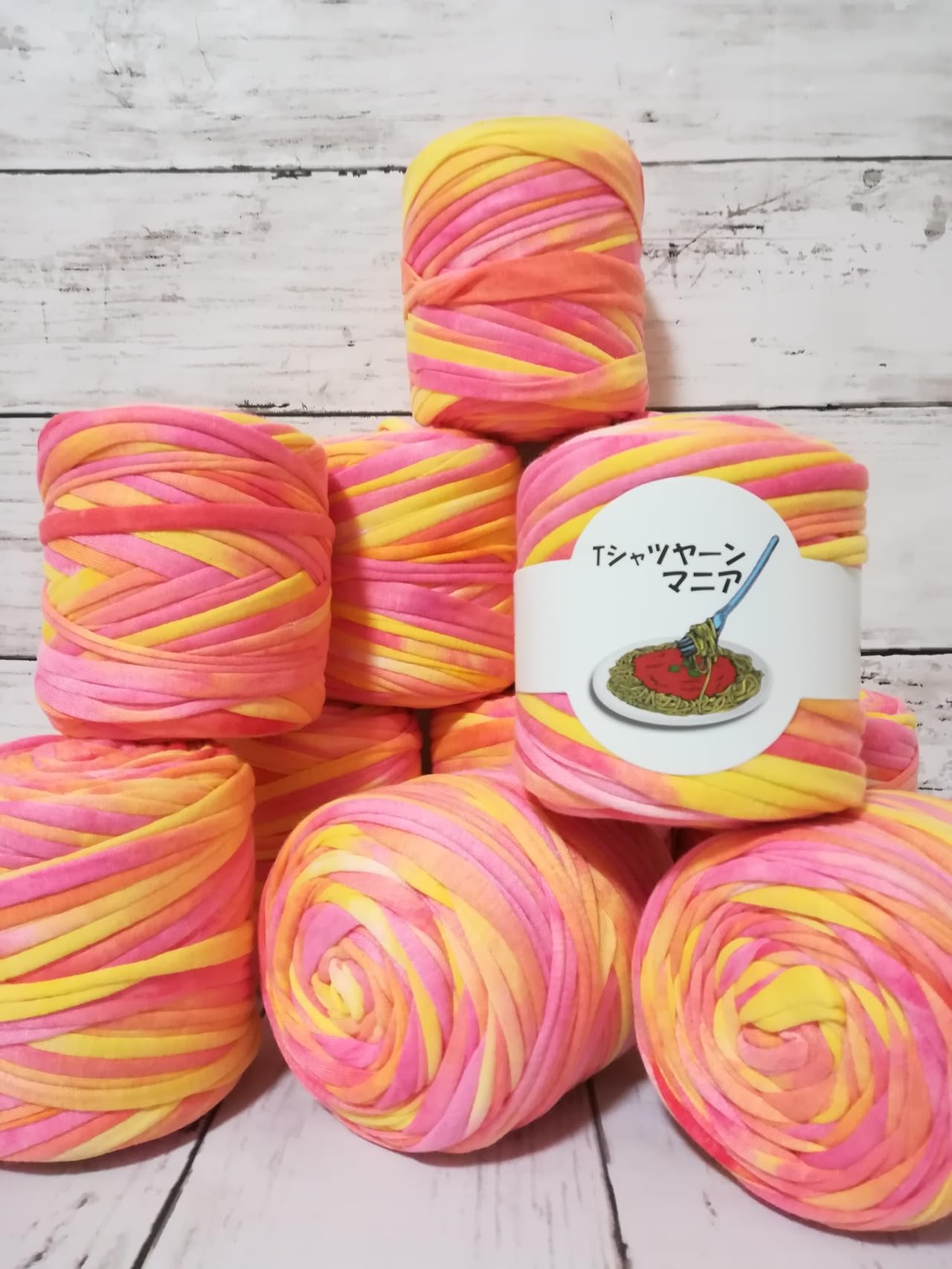 Amazon | T-SHIRT YARN MANIA Tシャツヤーン 約45m×2玉 tシャツヤーン