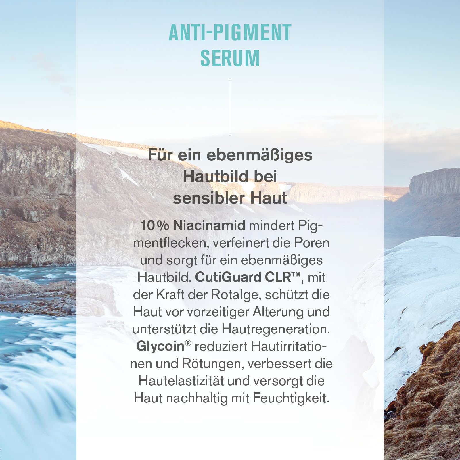 Skjur Anti-Pigment Serum - Niacinamide 10% [mit Glycoin, CutiGuard CLR & Niacinamid] - Anti Pigmentflecken Gesichtspflege Damen - Anti Aging Face Care - Gesichtsserum - vegane Skincare (30ml)