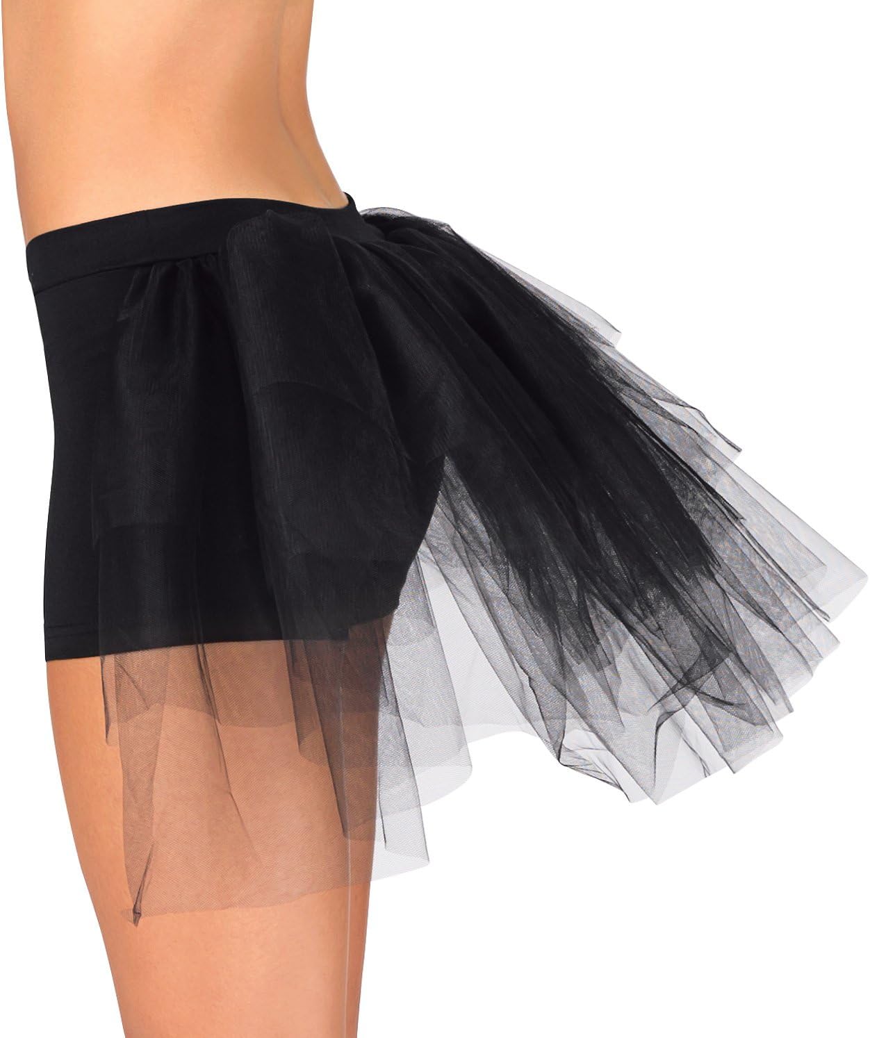 Child Shorts With Attached Bustle ,N8595CBLKM,Black,Medium