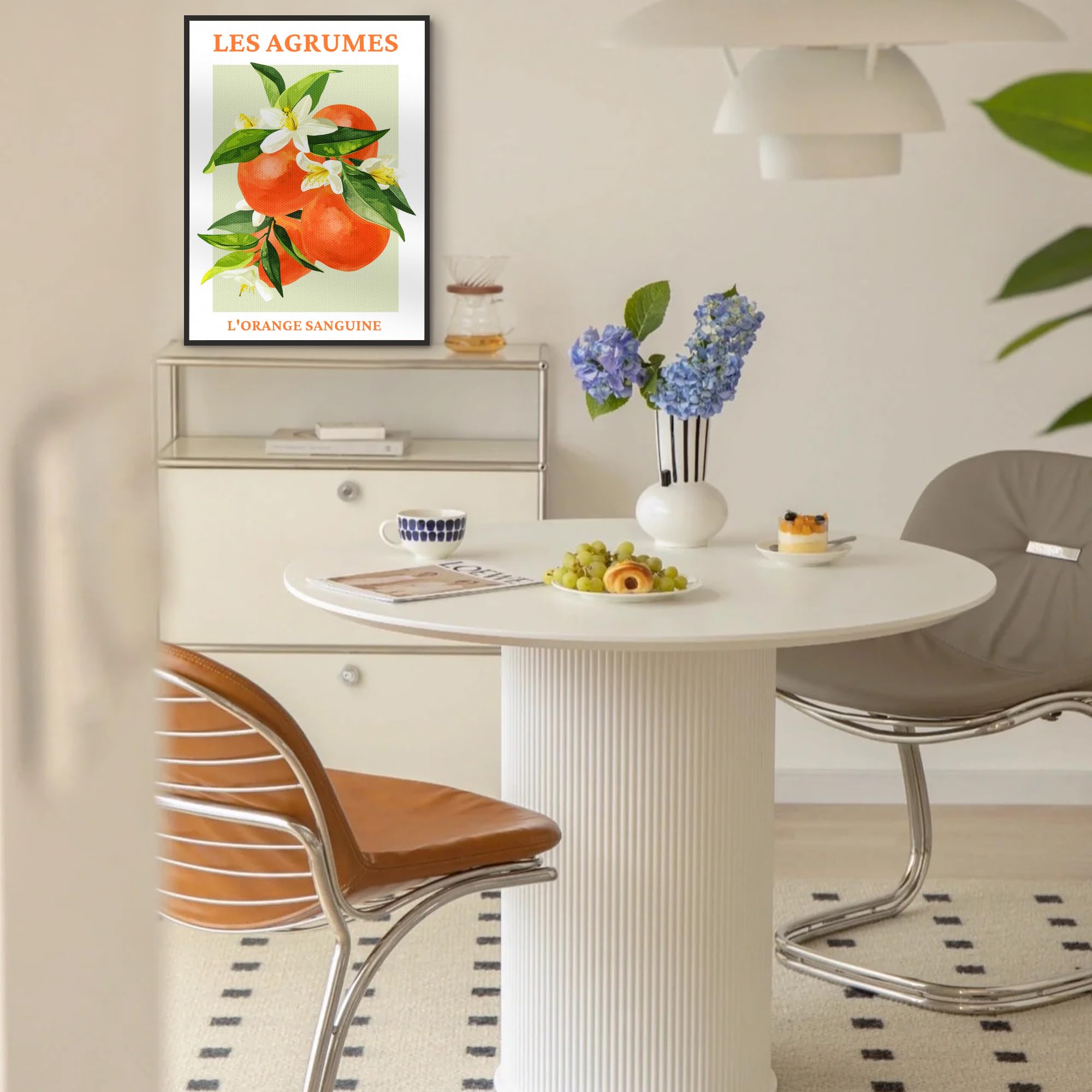 hyidecorart Citrus Fruit Canvas Wall Art with Black Frame - Image 3