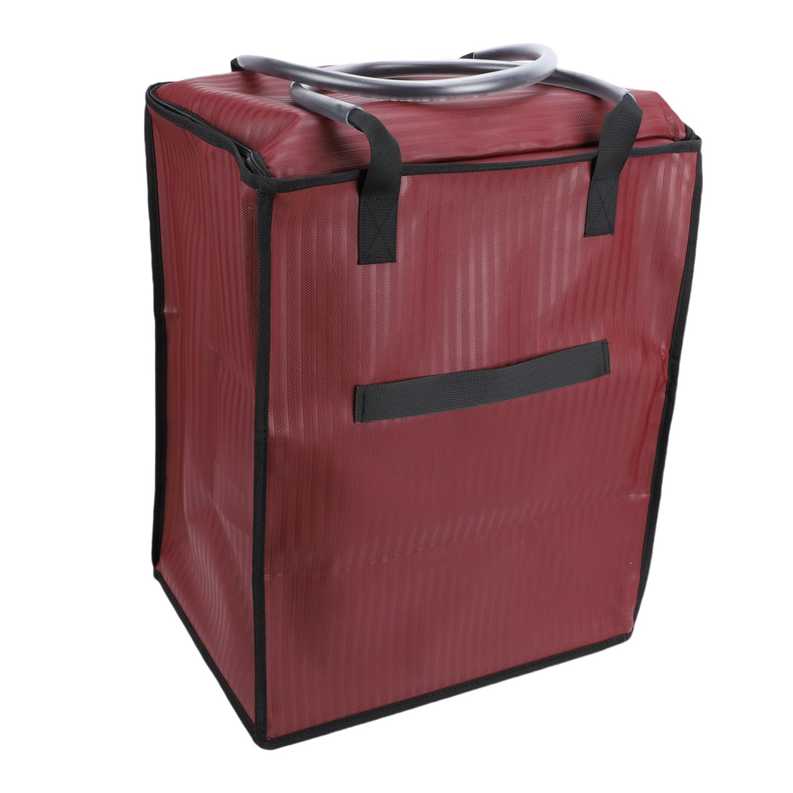 Jeffergarden Torba na Zakupy Wielokrotnego Użytku na Kółkach, Wodoodporna, Lekka Torba Kółkach o Dużej Pojemności do Zakupów Spożywczych i Przeprowadzek (WINE RED)