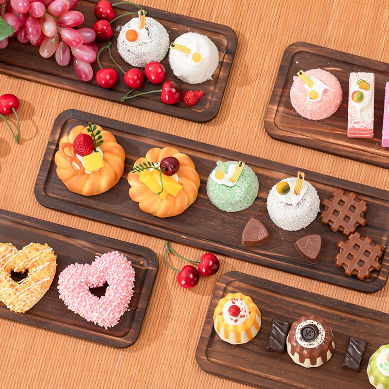 Présentoir à Cupcakes en Bois, présentoir à gâteaux 3 étages, étagère en d'acacia 3 étages en Bois pour Aliments, Structure Pliable - Pliable | pour Anniversaire, goûter, fête, Mariage