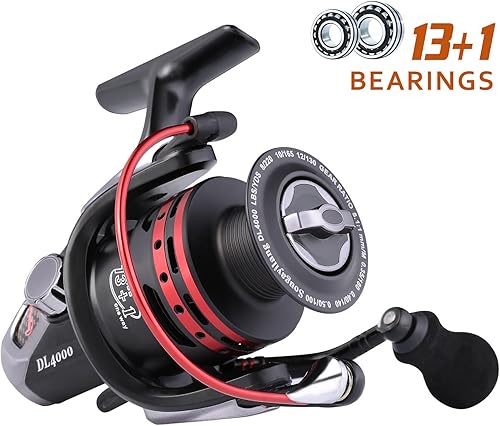 Miniatura 4 de Sougayilang Combo de Caña de Pescar y Carrete con Caña Telescópica y Carrete Giratorio, Bolsa de Transporte para Viajes de Pesca en Agua Dulce y